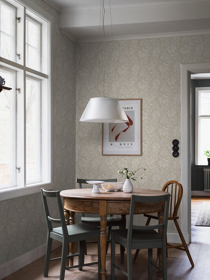 Acanthus storblommig, beige