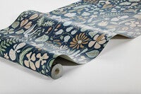 Stig Lindberg Herbarium, blommig blå