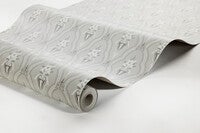 Klädesholmen, grå tapet