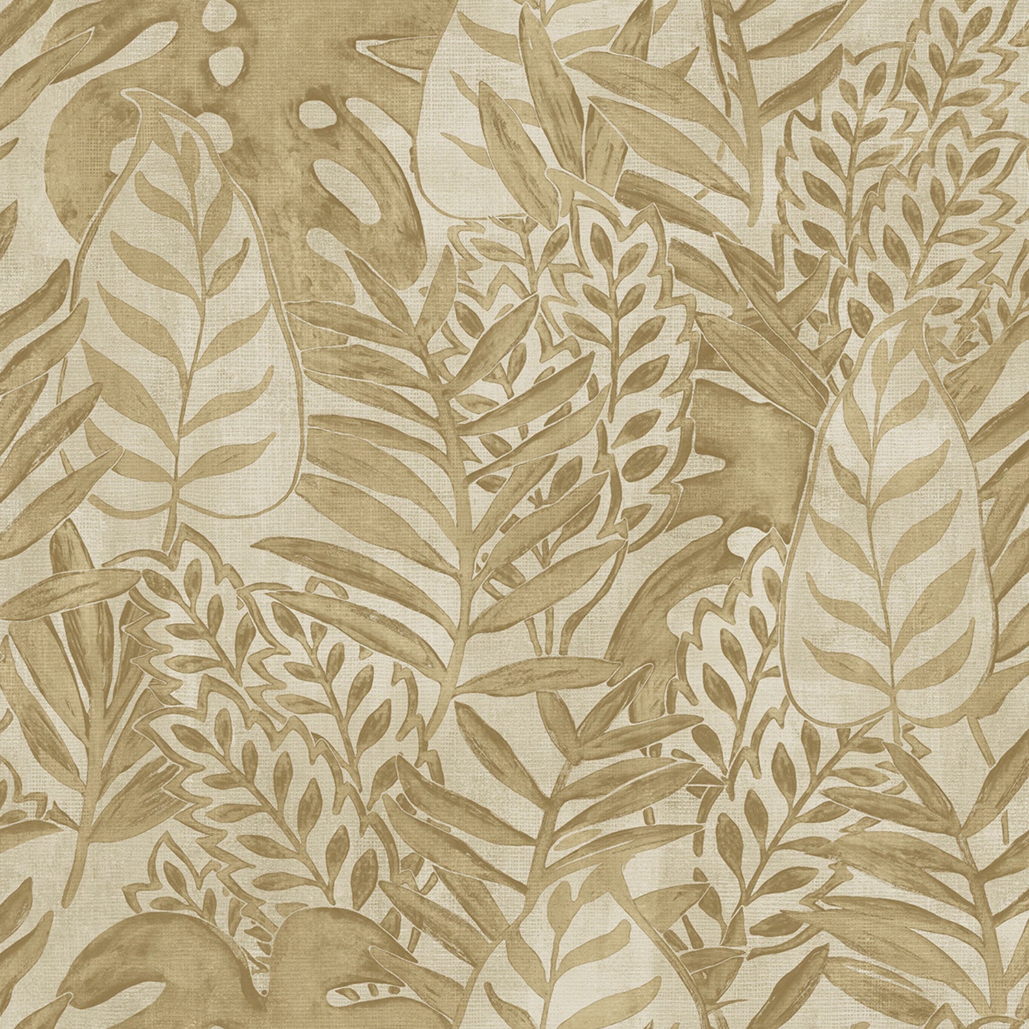 Tropical Allover, beige tapet