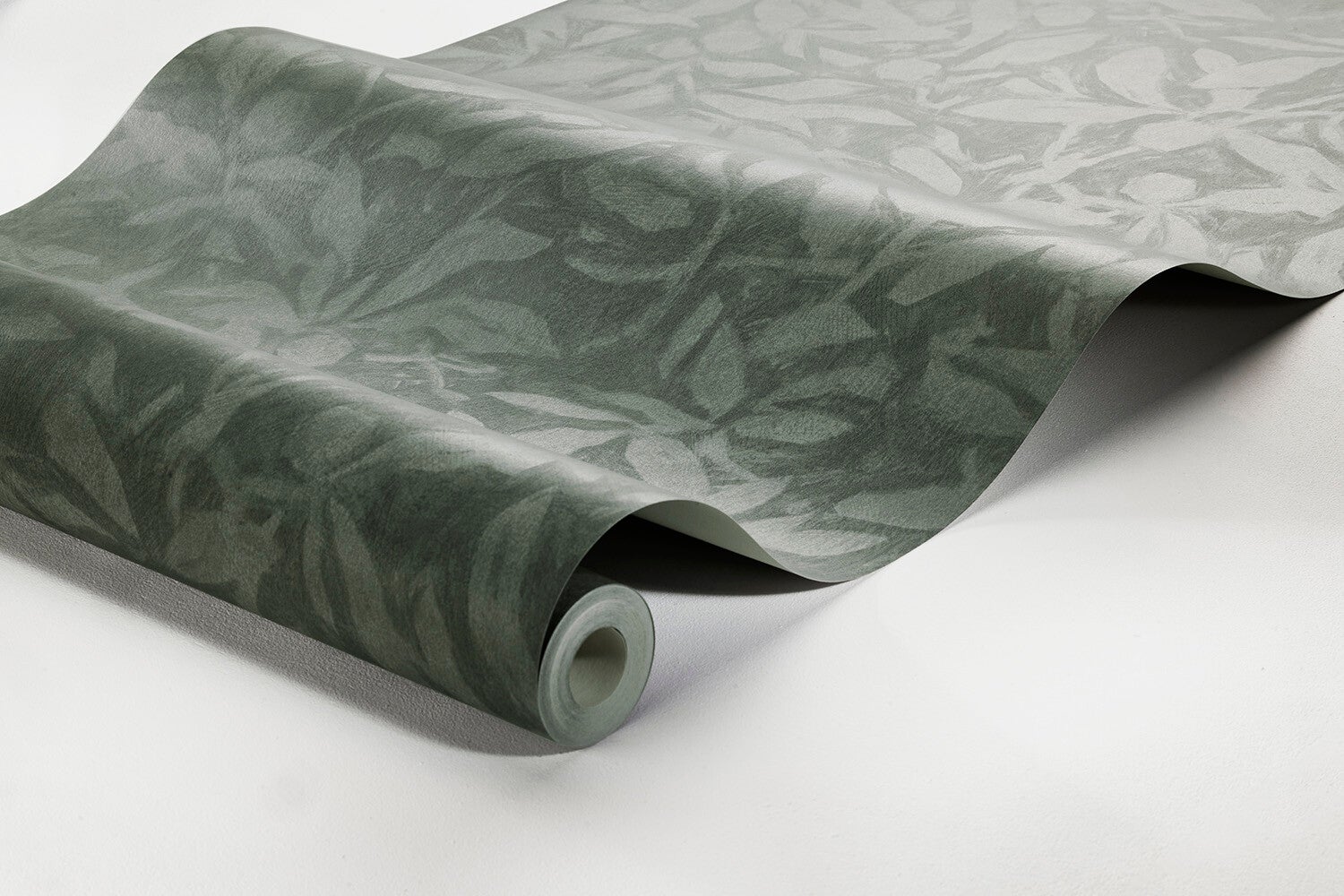 Skogsparken, grön tapet