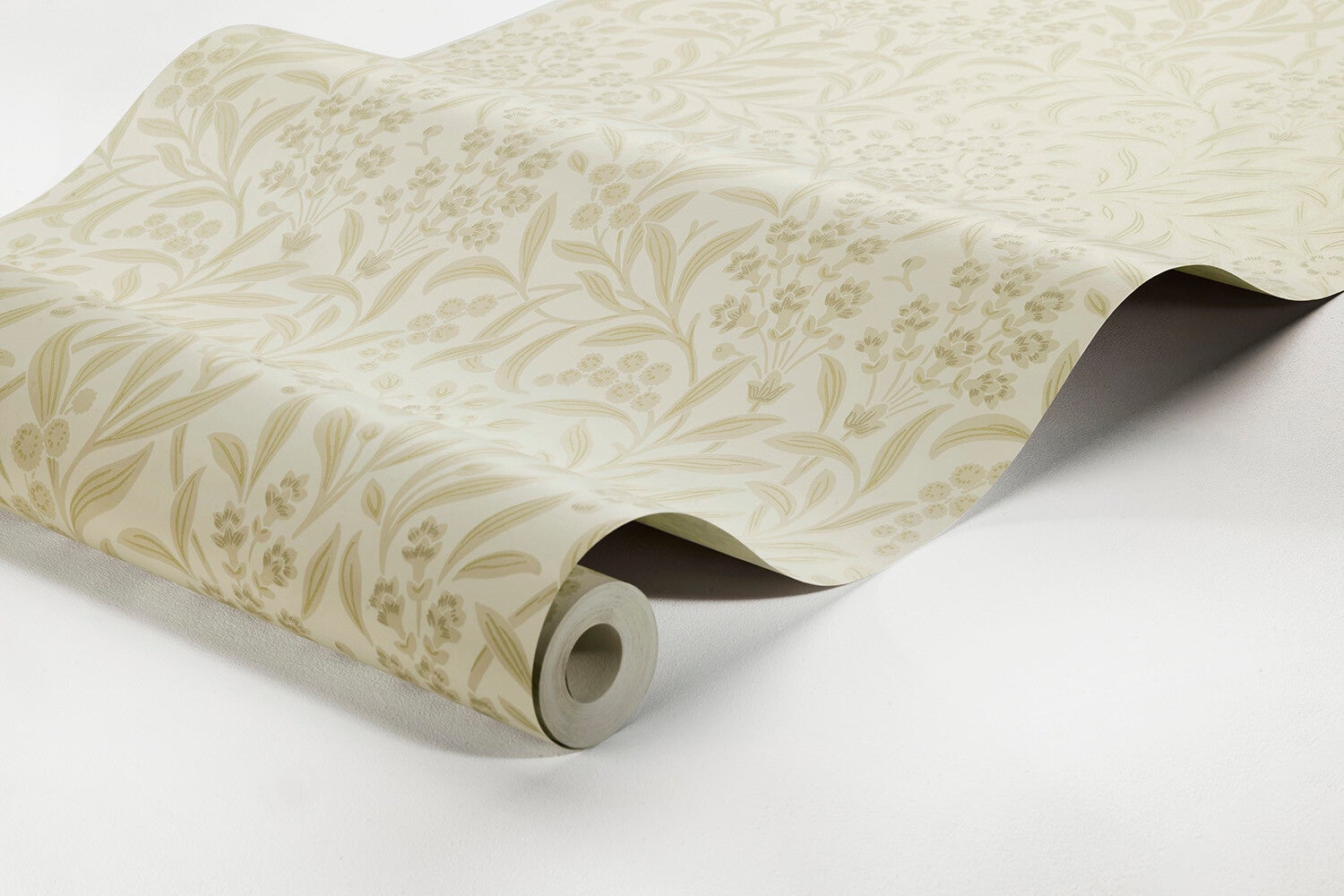 Kryddhyllan, beige tapet