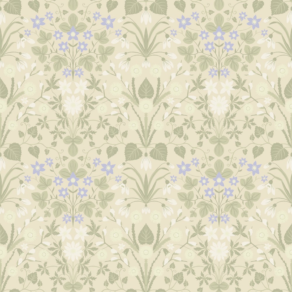 Vårblommor 12319 tapet