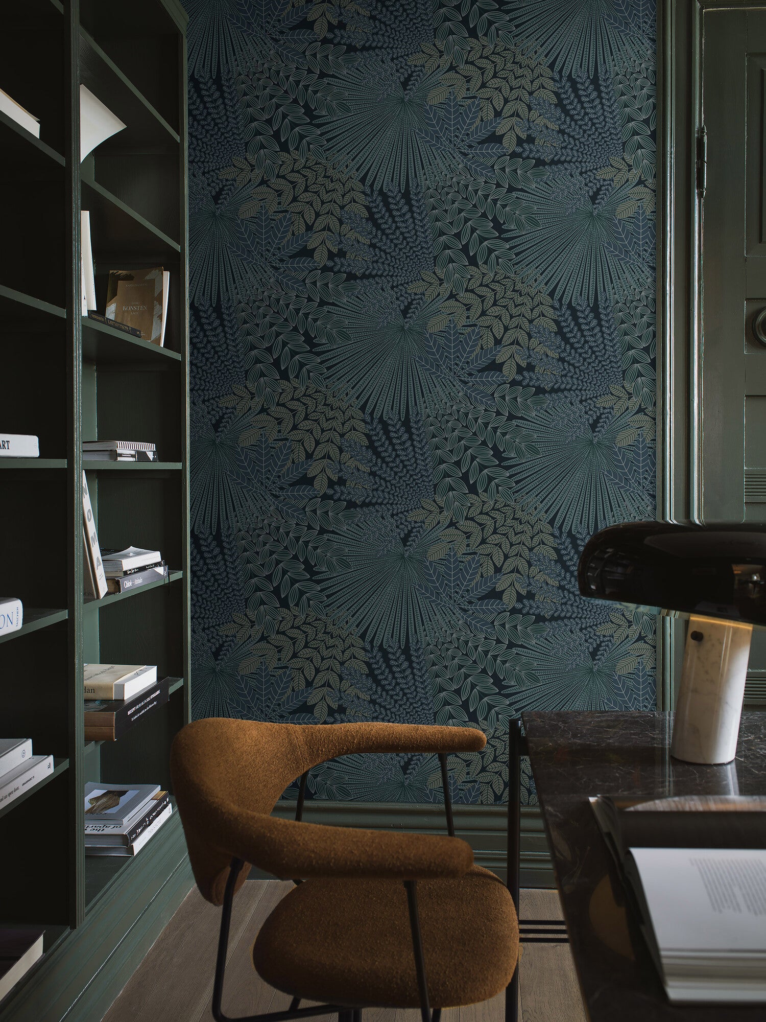 Velvet Leaves, bladverk i blått